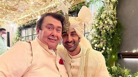Ranbirs Picture With Uncle Randhir Kapoor On The Special Day Will Make You Miss Rishi Kapoor