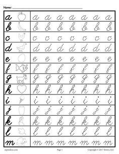 Russian cursive handwriting practice sheet. 445 Best Tracing/Handwriting and Cursive images in 2019 ...