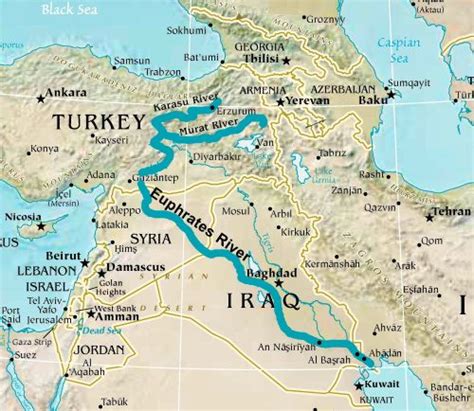 Cc Cycle 1 Week 1 Euphrates River Euphrates River Map Map