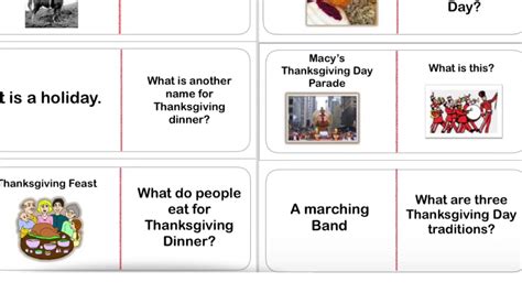 Esl Thanksgiving Vocab Game Dominoany Age Youtube