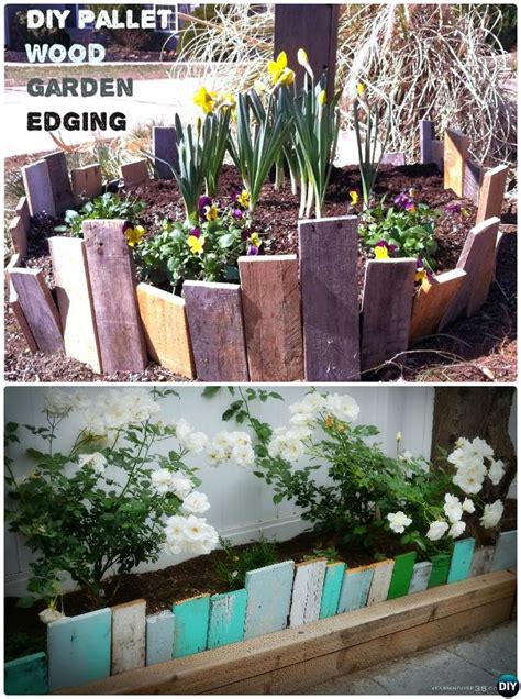 Creative Garden Bed Edging Ideas Projects Instructions
