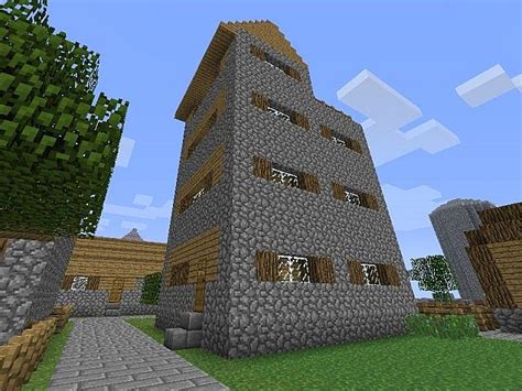 4 Story Villager House Minecraft Map