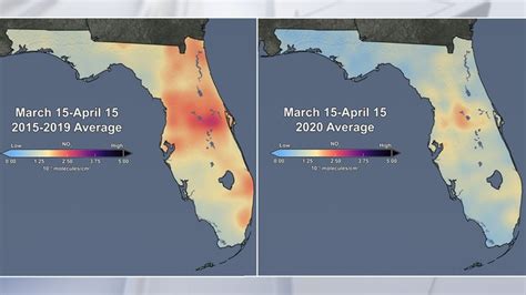 Nasa Images Show Floridas Pollution Has Decreased Since Coronavirus
