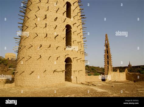 Le Burkina Faso Sahel Ville De Bani Mosquée De Style Soudanais L