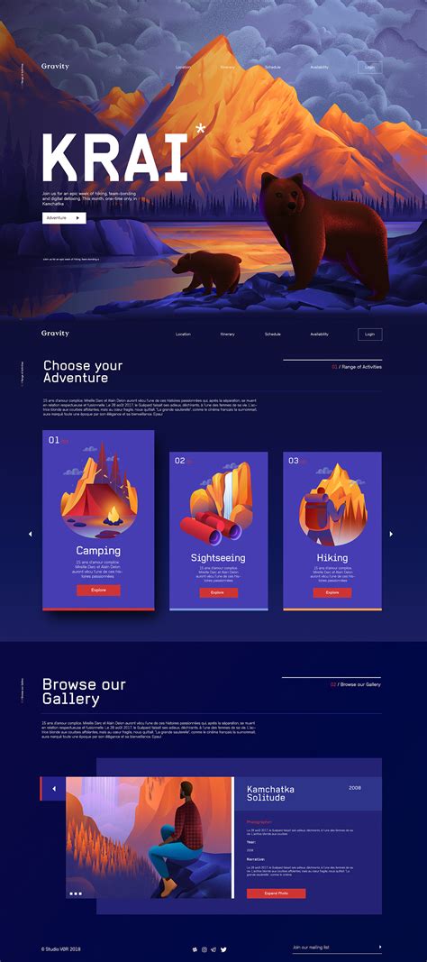 10 Examples Of Amazing Landing Pages On Behance
