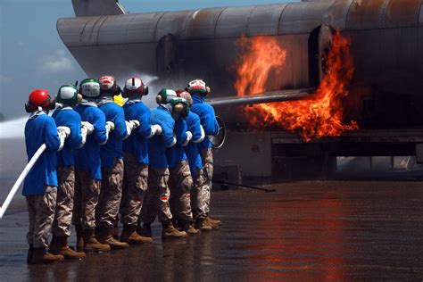 Dvids Images Marines Train For On Ship Fire Fighting Image 9 Of 9