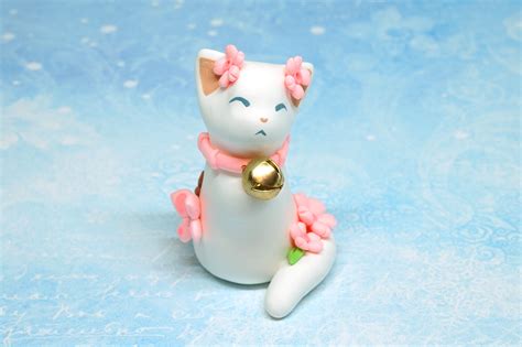 Sakura Blossom Kitty With A Bell By Ailinn Lein On Deviantart