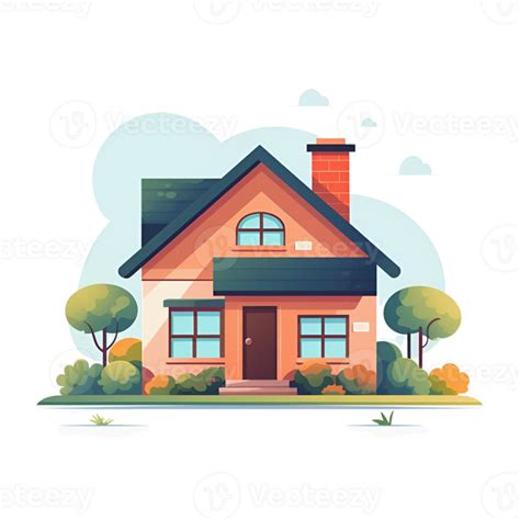 Cute House Illustration 27450986 Png