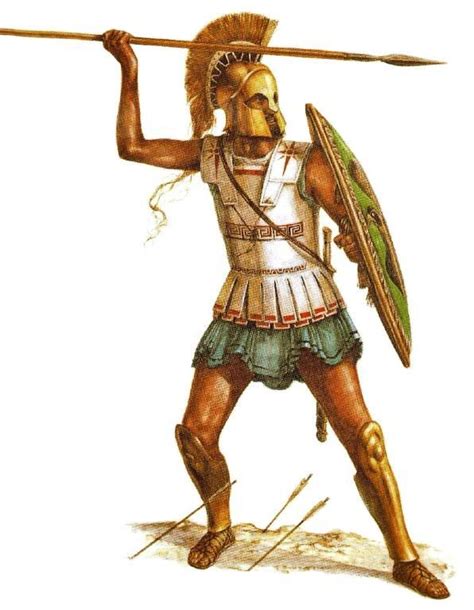 Hoplite Greek Warrior Ancient Warfare Greek Antiquity