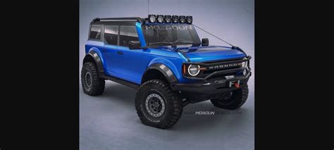 2021 Ford Bronco Rendered In 15 Exterior Colors And With Jurassic Park
