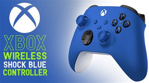 Xbox Wireless Controller Shock Blue Unboxing Youtube