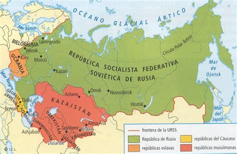 QUÉ DE HISTORIA Mapas de la URSS