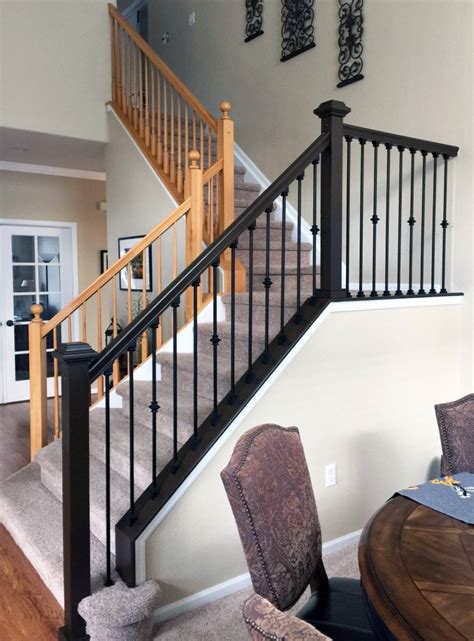 The handrail can give you a sense of security as you move along the stairway, but over time, the oils from your skin can damage the paint, and the simple. Antique Walnut Gel Stained Stairs | General Finishes ...