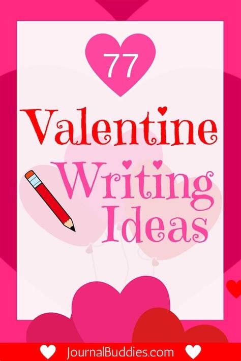 Valentines Writing Ideas For Kids Writing Prompts For Kids