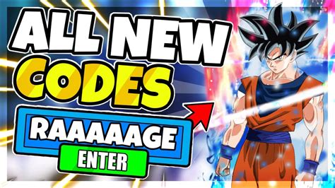 All Dragon Ball Rage Codes March 2021 Workingvalid Roblox