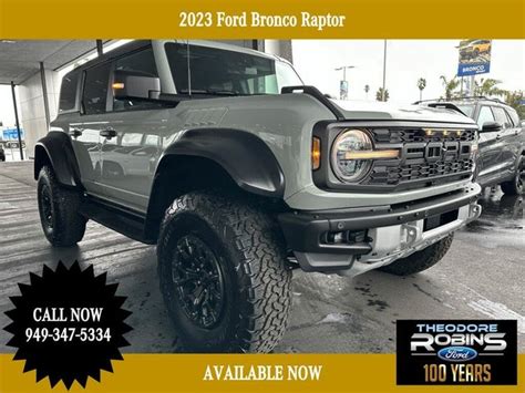 2023 Edition 4wd Ford Bronco Raptor For Sale In Los Angeles Ca