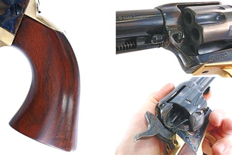 Uberti 1873 Cattleman Ii Brass Single Action 9mm Revolver R Firearms