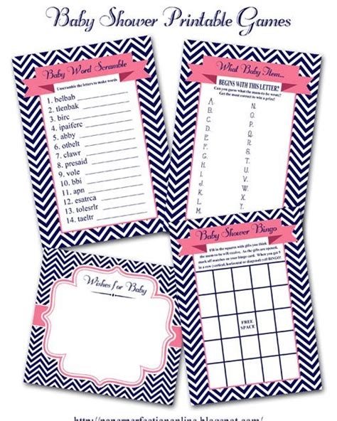 Paper Perfection Baby Shower Party Game Printables