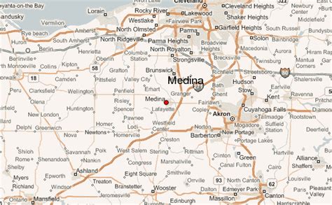 5450 Catmere Medina Ohio Map Map