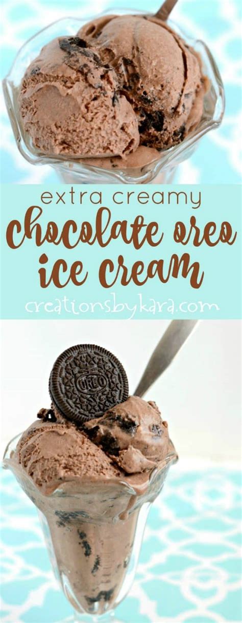 Instead try one of these amazingly light and incredibly tasty ice cream recipes inspired by the holidays. Chocolate Oreo Ice Cream Recipe