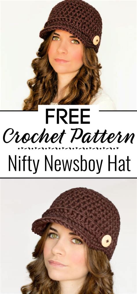 10 Newsboy Hat Free Crochet Pattern Crochet With Patterns