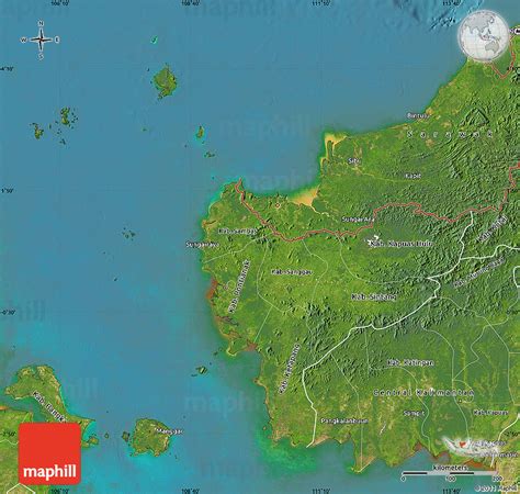 Map Of West Kalimantan By Peter Loud