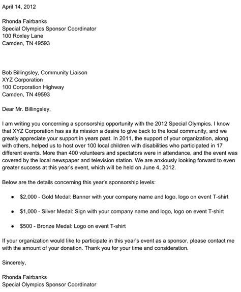 🔥 Corporate Sponsorship Letter Sample 70 Sample Sponsorship Letters In Pdf 2022 11 02