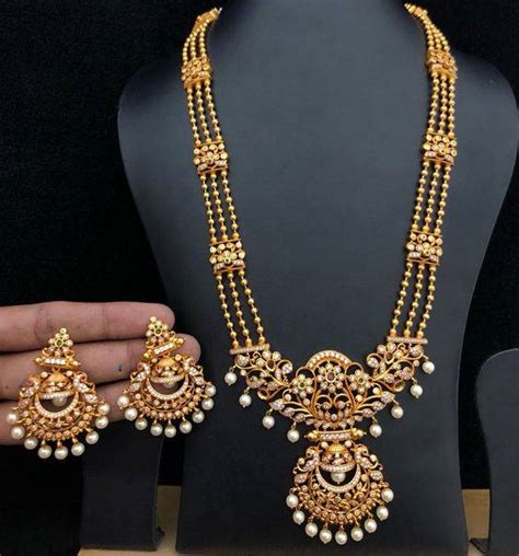 10 Latest Collection Of Gold Necklace Designs In 30 Grams Simple