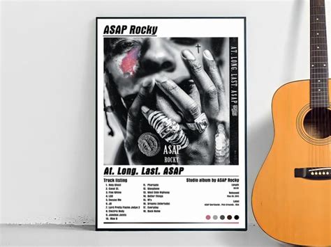 Asap Rocky At Long Last Asap Album Cover Poster Etsy