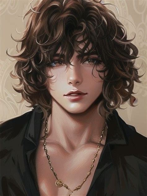 Character Inspiration Male Fantasy Character Design Character Art Brown Hair Male Long Brown