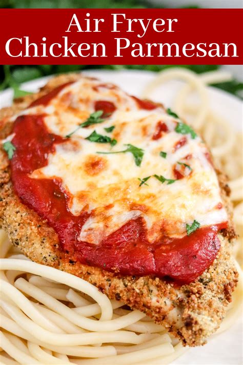Cook in the air fryer at 360 degrees for 9 minutes. Air Fryer Chicken Parmesan • Domestic Superhero