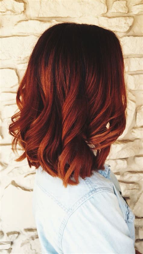 Balayage Black Roots Red Hair Hair Style Lookbook For Trends And Tutorials