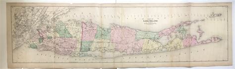 Map Of Long Island Frederick W Beers