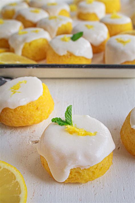 Mini Lemon Cakes Recipe By My Name Is Snickerdoodle