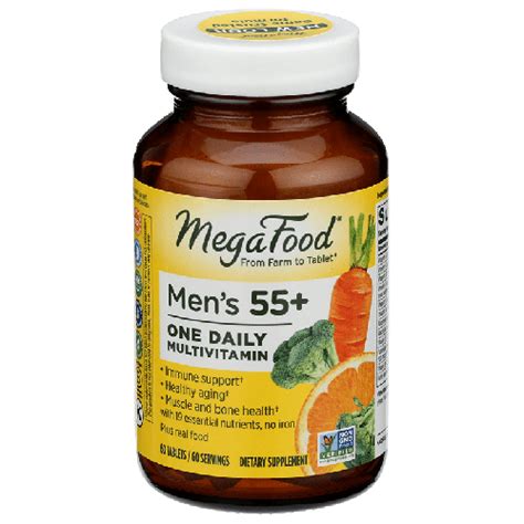 Megafood Multi Men Over 55 One Daily 60 Tablets