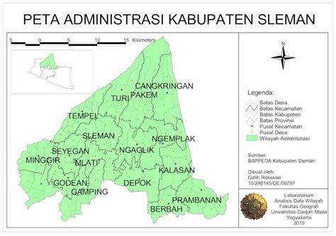 PDF Peta Administrasi Kabupaten Sleman DOKUMEN TIPS