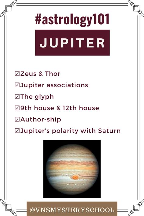 The Planet Jupiter In Astrology Astrology Jupiter Astrology Planets