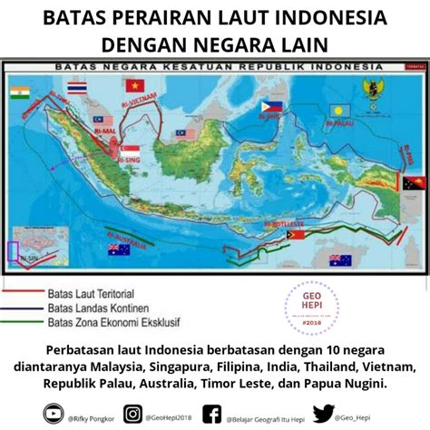 Letak, Luas dan Batas Wilayah Indonesia - GeoHepi