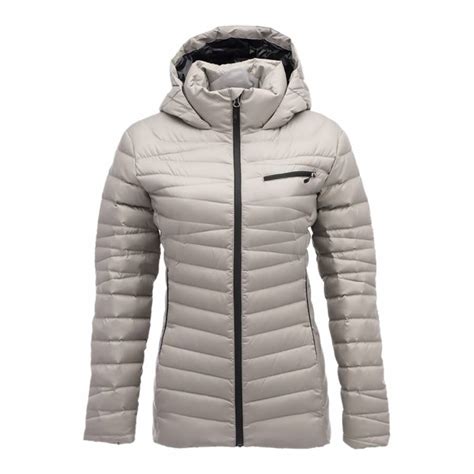 Womens Cream Timeless Hoody Down Jacket Brandalley