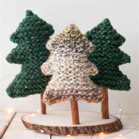 Knit An Easy Christmas Tree Or A Forest Full Knitting