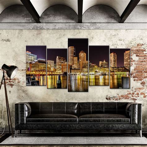 Captivating Boston Skyline Wall Art Photography Photography Wall