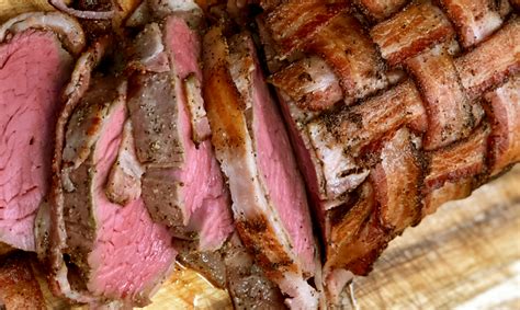 Season with salt and pepper. Bacon-Wrapped Smoked Chateaubriand Recipe - Omaha Steaks