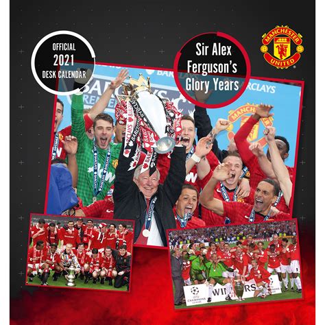 Manchester United Official 2021 Desk Calendar