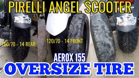 Installing Oversize Tire For My Aerox Big Bike Look Pirelli