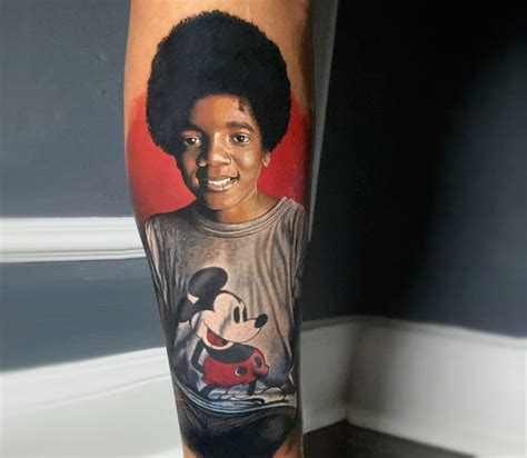 Michael Jackson Tattoo By Steve Butcher Photo