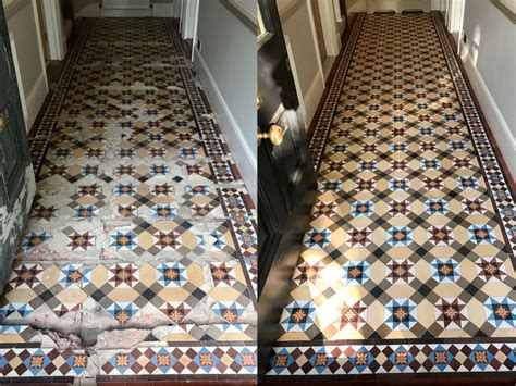 Victorian And Edwardian Floor Tile Restoration Dempster Mosaic