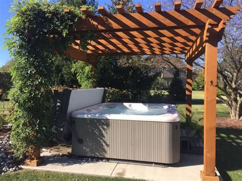 8 backyard hot tub privacy ideas you should steal this summer bl