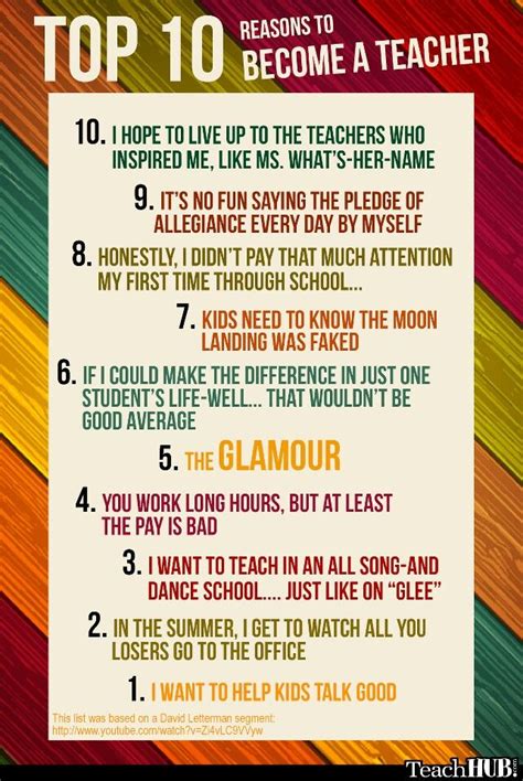 Top 10 Reasons 4 Are The Ones That Made Me Become A Teacher 2
