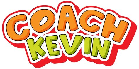 Free Vector Coach Kevin Logo Text Design