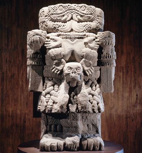 Coatlicue She Of The Serpent Skirt — Ap Art History Aztec Art Art